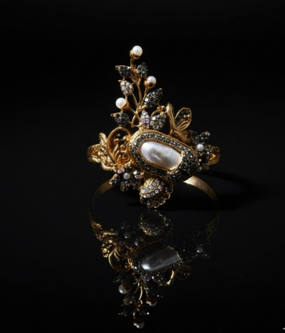Empress Pearl Adjustable ring