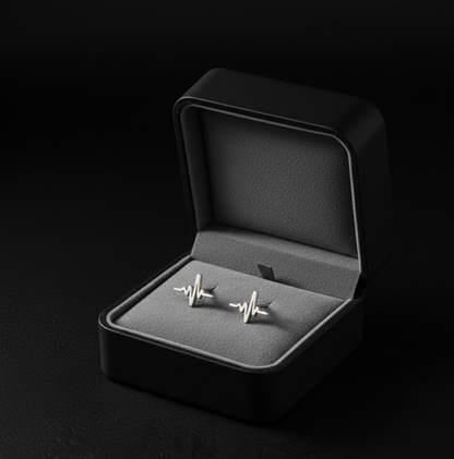 Dainty Cubic Zirconia Stud Earrings in Sterling Silver  Stainless Steel