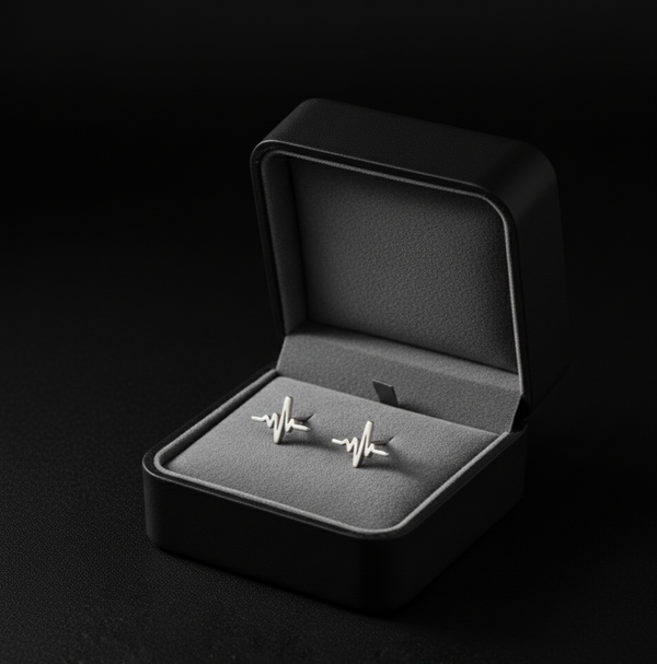 Dainty Cubic Zirconia Stud Earrings in Sterling Silver  Stainless Steel