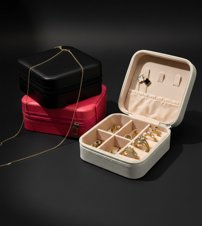 Velora Luxe Travel Jewelry Box