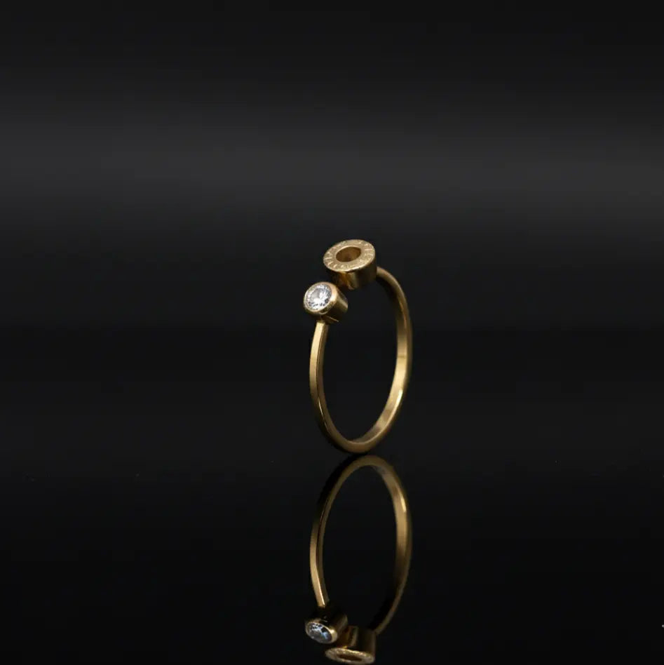Gold Toned Open Wrap Ring