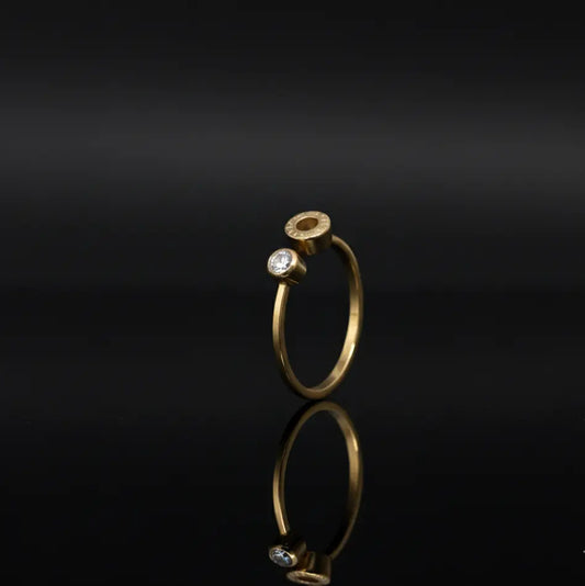 Gold Toned Open Wrap Ring