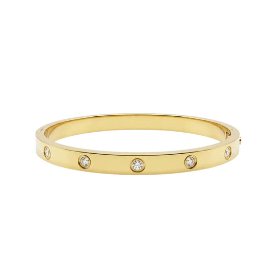 Gold Plated Bangle Bracelet