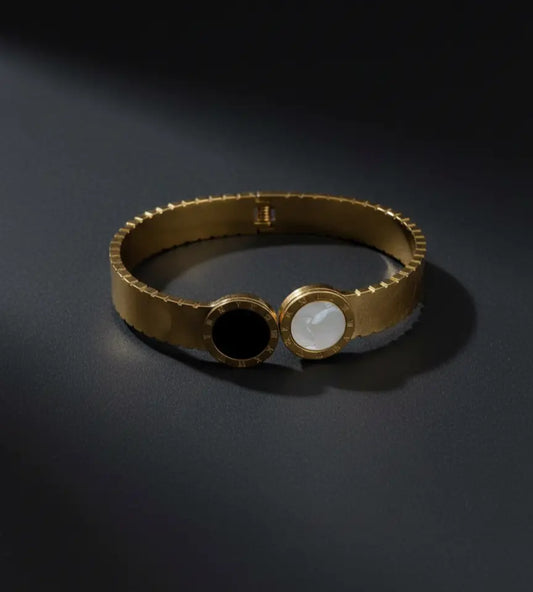 Golden Dual Tone Bracelet