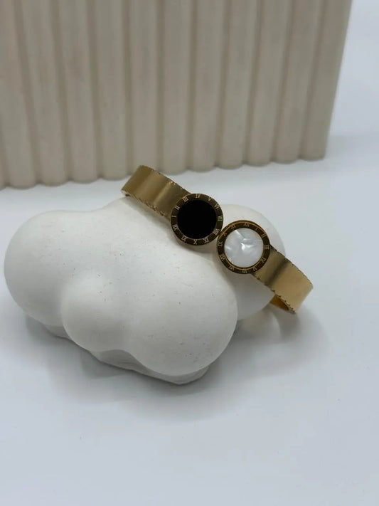 Golden Dual Tone Bracelet