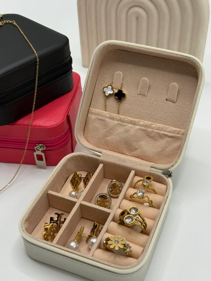 Velora Luxe Travel Jewelry Box