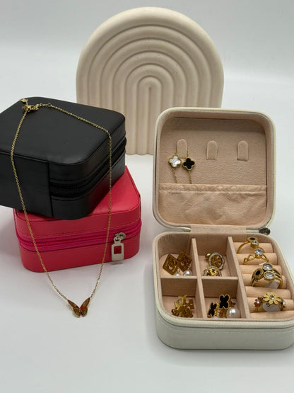 Velora Luxe Travel Jewelry Box