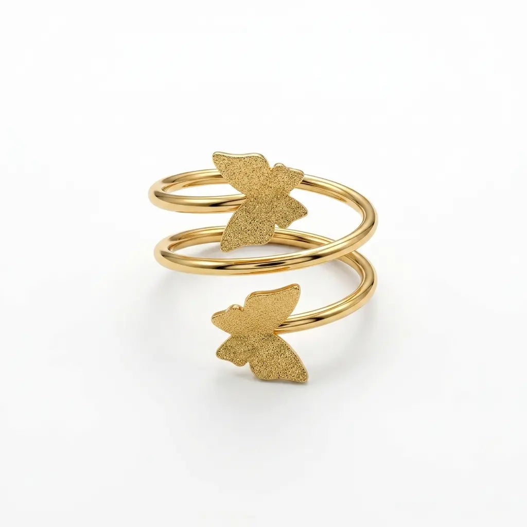 Butterfly Bracelet + Ring