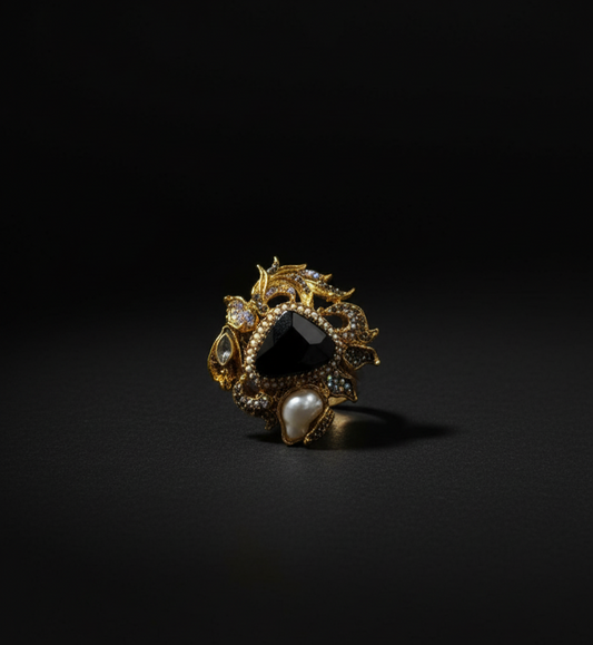 Midnight Majesty Ring Adjustable ring